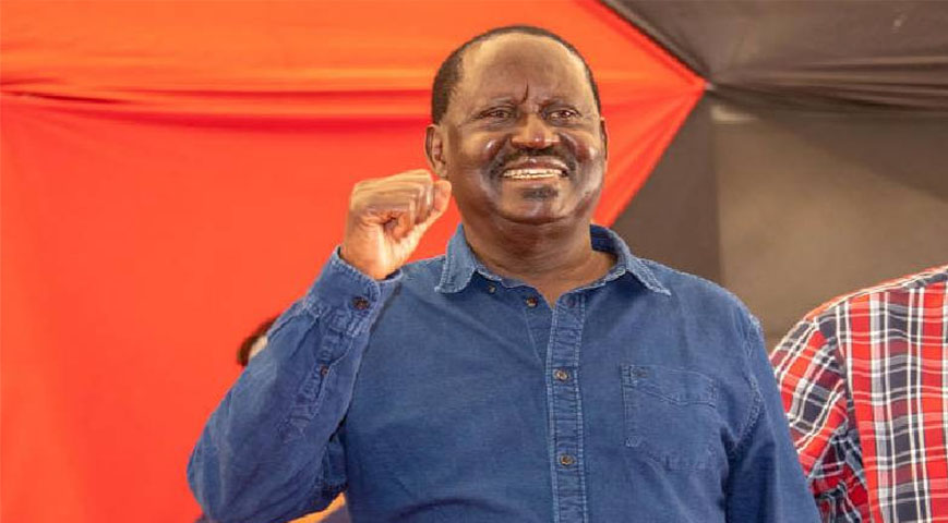 Raila says Increasing Taxes Is Not The Solution